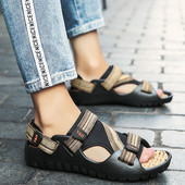 Férfi hétköznapi szandál állítható rögzítéssel, három színben