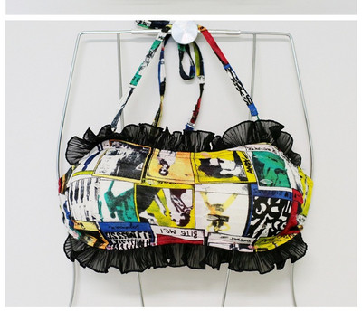 NOU costum de baie colorat din două piese