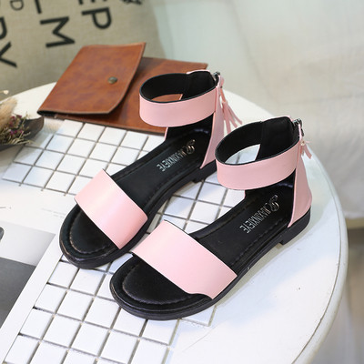 Gyerek szandál sima modell bojttal több színben