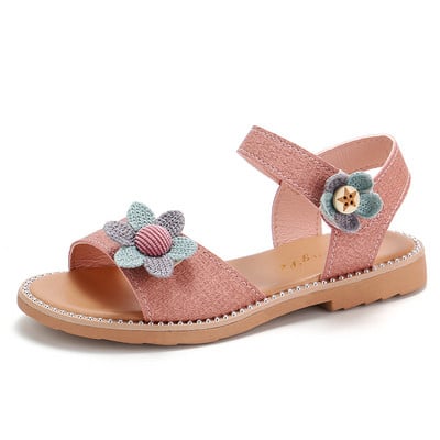 Sandale casual pentru copii cu elemente 3D in trei culori