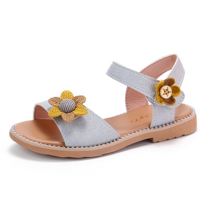 Sandale casual pentru copii cu elemente 3D in trei culori