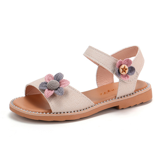 Sandale casual pentru copii cu elemente 3D in trei culori