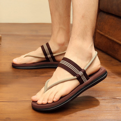 Ежедневни сандали в три цвята с равна подметка подходящи за мъже и жени