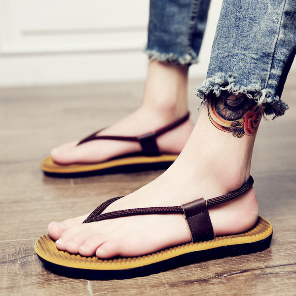 Sandale bărbătești simple în trei culori