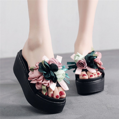 Papuci de damă cu platformă în trei culori