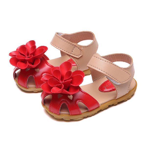 Alkalmi gyerekszandál 3D díszítéssel, különböző színekben