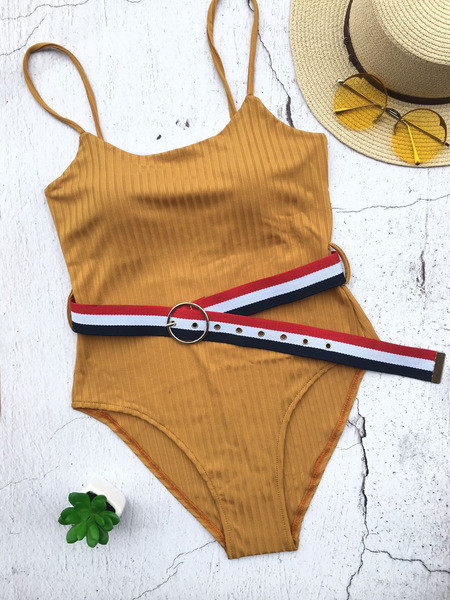 ÚJ egész fürdőruha övvel öt színben