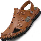 Stílusos férfi szandál eko bőrből három színben