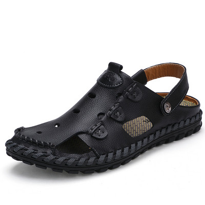 Stílusos férfi szandál eko bőrből három színben