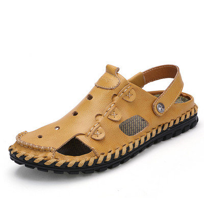 Stílusos férfi szandál eko bőrből három színben