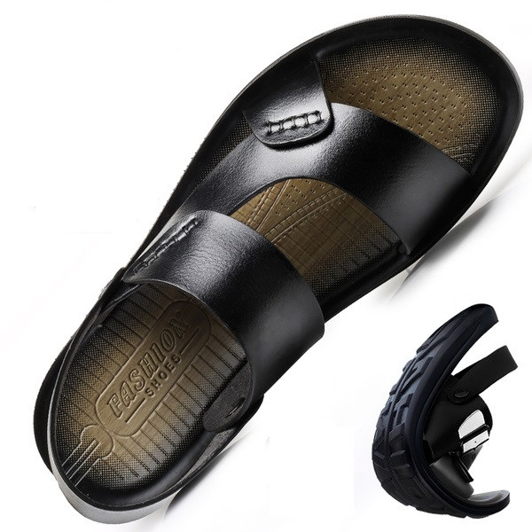 Alkalmi férfi eco bőr szandál három színben