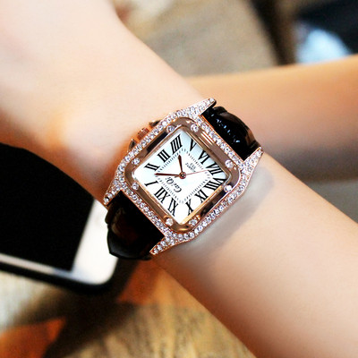 Ceas de damă elegant cu pietre decorative - patru culori