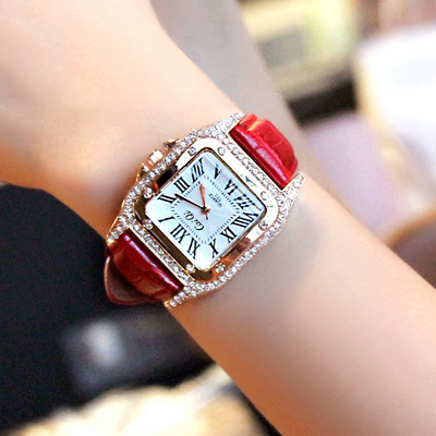 Ceas de damă elegant cu pietre decorative - patru culori