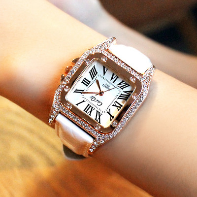 Ceas de damă elegant cu pietre decorative - patru culori