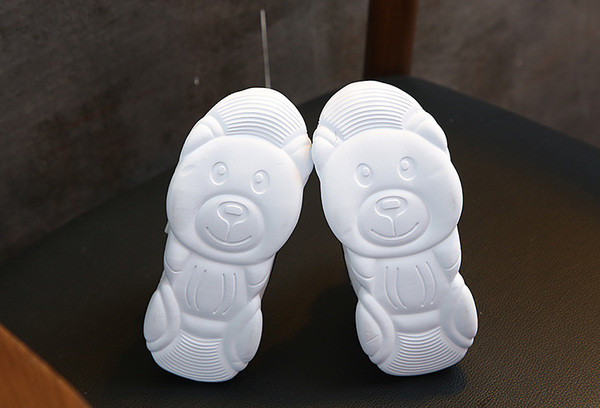 Modern gyerek tornacipő lányoknak fekete-fehér színben