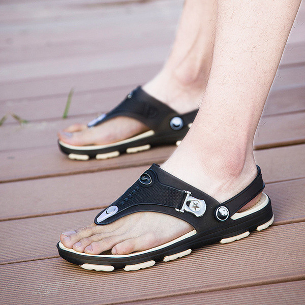 Sandale casual barbatesti in patru culori cu catarama