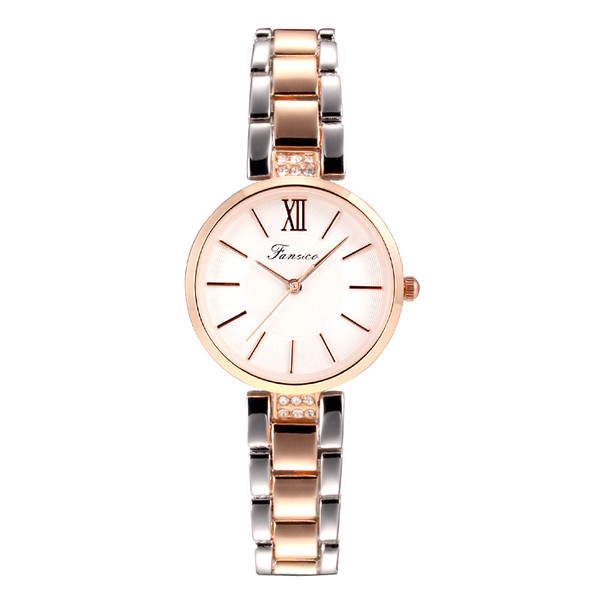 Modern női karóra fém szíjjal több színben