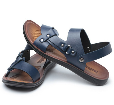 Κομψά ανδρικά σανδάλια  σε τρία χρώματα από οικολογικό δέρμα