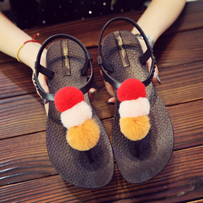 Alkalmi női szandál 3D díszítéssel, két színben