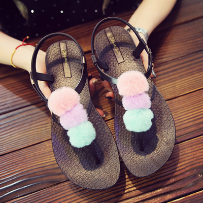 Alkalmi női szandál 3D díszítéssel, két színben