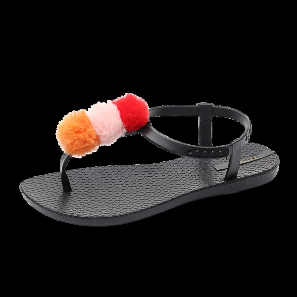 Alkalmi női szandál 3D díszítéssel, két színben