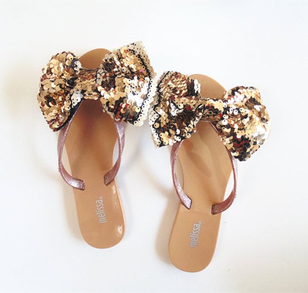 Papuci de dama decorati cu paiete in trei culori