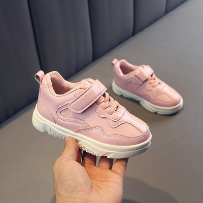 Eko bőrből készült alkalmi gyerek tornacipő három színben, fiúknak és lányoknak egyaránt