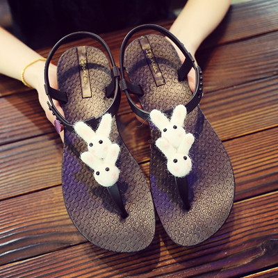 Καθημερινά  γυναικεία σανδάλια με τρισδιάστατο στοιχείο