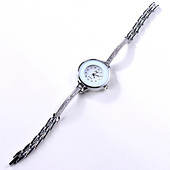 Ceas de dama cu pietre decorative si curea subtire