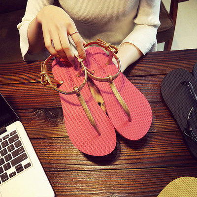 Alkalmi női gumiszandál három színben