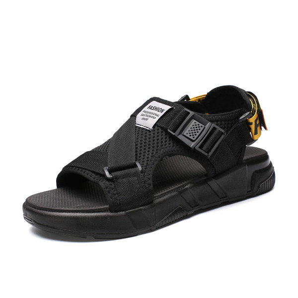 Alkalmi férfi szandál állítható rögzítéssel