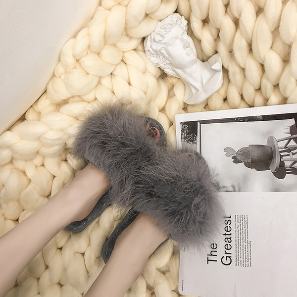 Modern női papucs pehelytal, három színben