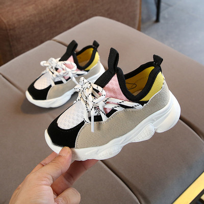 Alkalmi gyerek tornacipő fűzős két színben