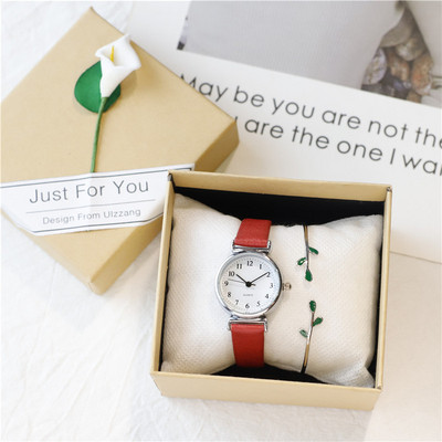 Γυναικείο καθημερινό ρολόι με οικολογικό δερμάτινο λουράκι