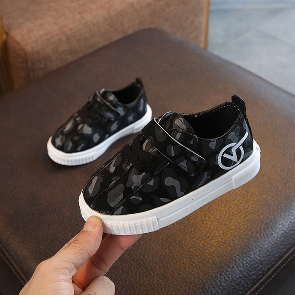 Leopárdmintás leopárdmintás leopárdmintás, lezser gyerekcipő, három színben