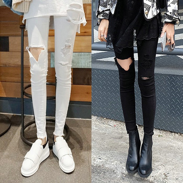 Női farmer magas derékkal, fehér és fekete színben