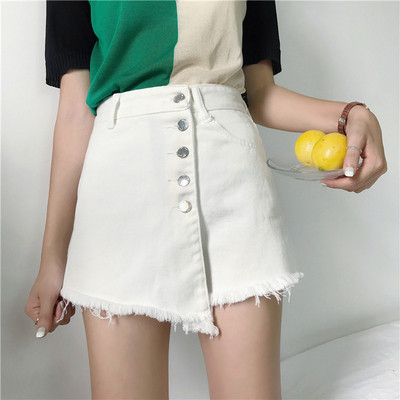 Φούστα παντερλόνι  σε μαύρο και άσπρο χρώμα