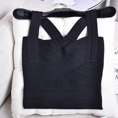 Γυναικείο μοντέρνο ελαστικό αμάνικο σε δύο χρώματα