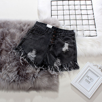 Lezser női rövidnadrág szakadt motívumokkal, különböző színekben