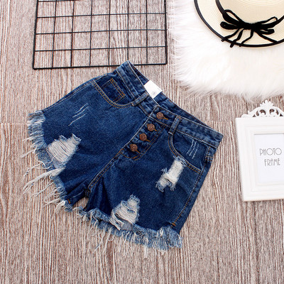 Lezser női rövidnadrág szakadt motívumokkal, különböző színekben