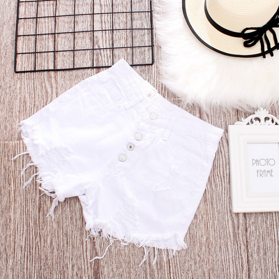 Lezser női rövidnadrág szakadt motívumokkal, különböző színekben