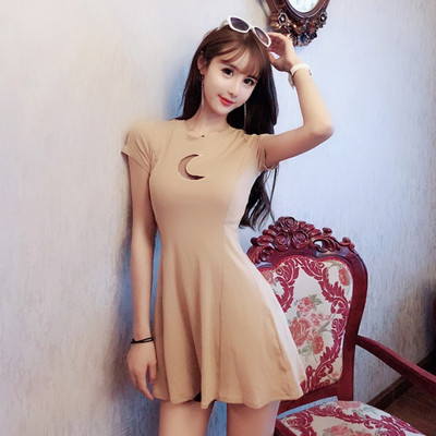 Alkalmi női ruha - szabású modell két színben