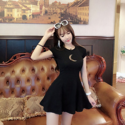 Alkalmi női ruha - szabású modell két színben