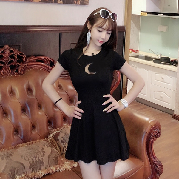 Alkalmi női ruha - szabású modell két színben