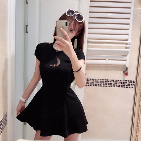 Alkalmi női ruha - szabású modell két színben