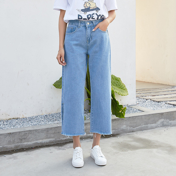 Modern női farmer - széles modell két színben