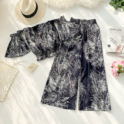 Női modern kétrészes szett három színben