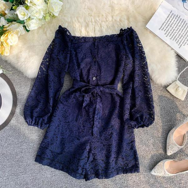 Salopeta dama din dantela in mai multe culori