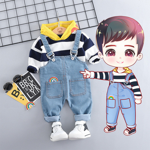 Modern, két részből álló gyerekkészlet fiúknak