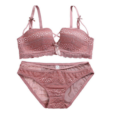 Aktuális két részből álló női szett szürke, rózsaszín és fekete színben